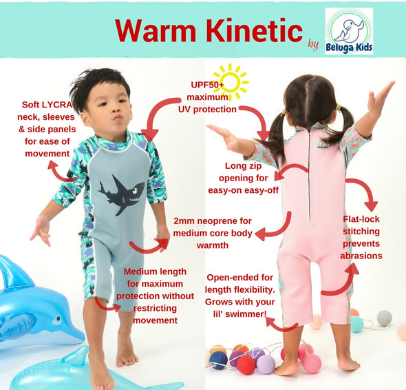 Warm Kinetic (Half Sleeves)- Lavender Whale