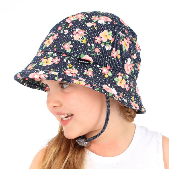 Cotton Ponytail Bucket Hat - Gabrielle (Only Size 2-3y left)