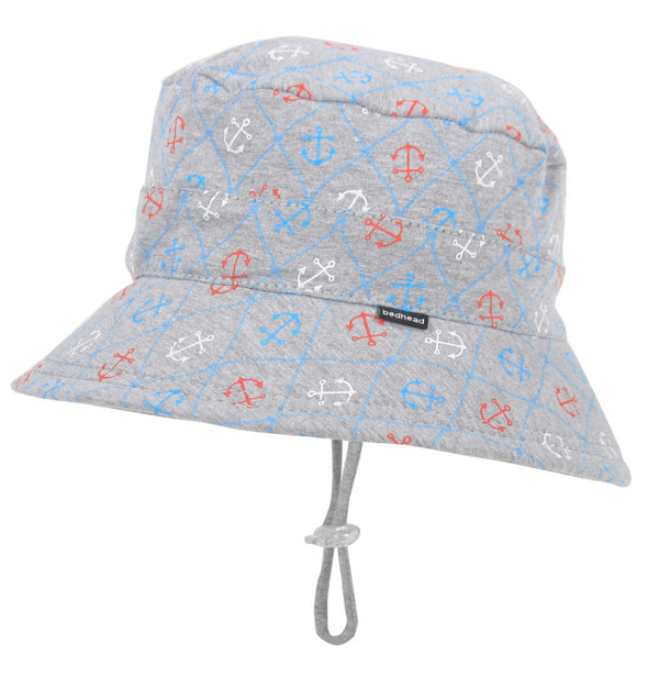 Cotton Bucket Hat - Nautical (Only Size 6-12m left)