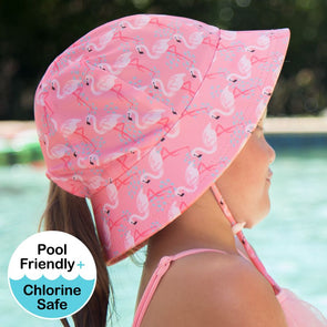 Bucket Swim Hat - Flamingo