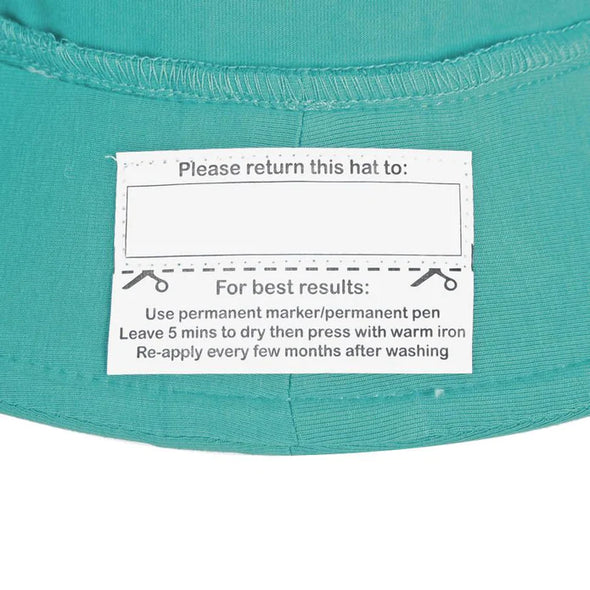 Cotton Legionnaire Cap - Turquoise (Only Size 6-12m left)