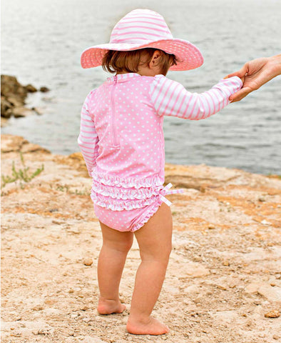 Long Sleeve One-Piece - Sweet Pink (Only Size 2T left)
