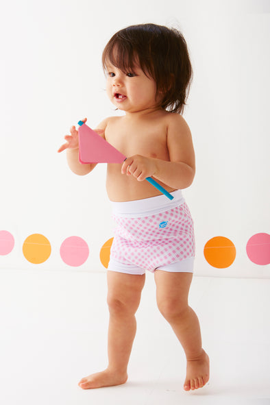 Happy Nappy - Pink Gingham