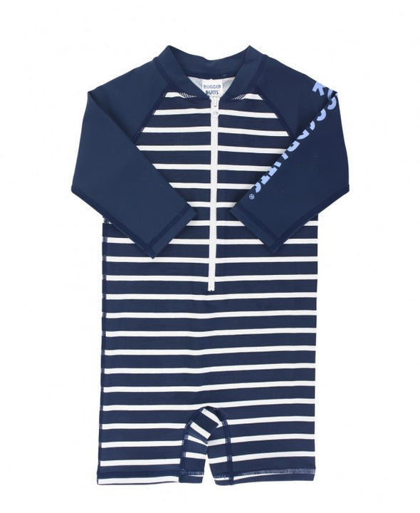 One-Piece Swimsuit - Navy Stripe (Only Size 12-18m left)