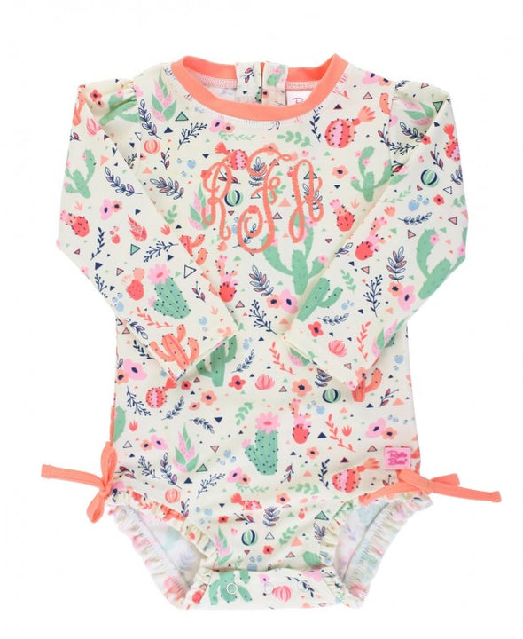 Long Sleeve One Piece - Desert Blossoms (Only Size 3T left)