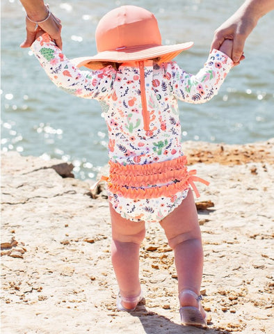 Long Sleeve One Piece - Desert Blossoms (Only Size 3T left)
