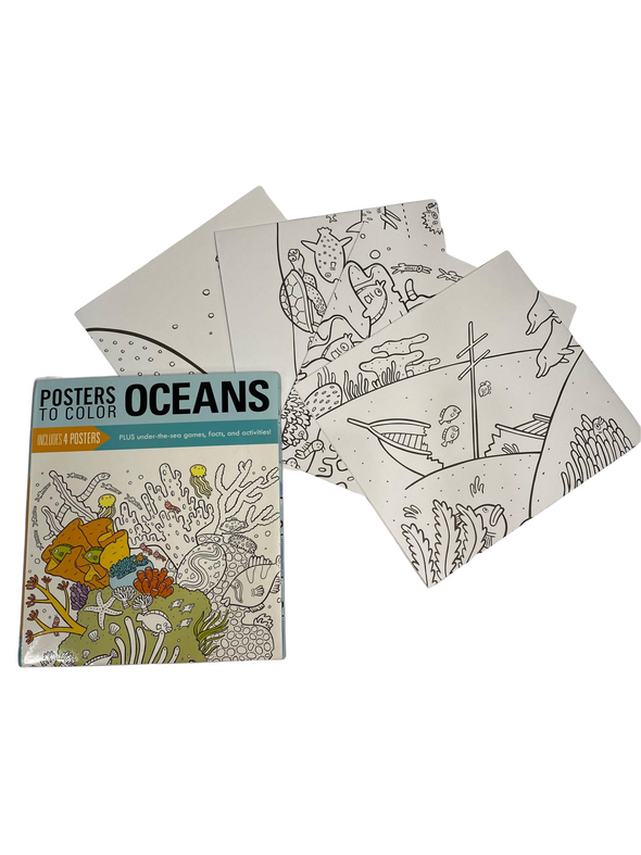 Posters to Colour: Oceans