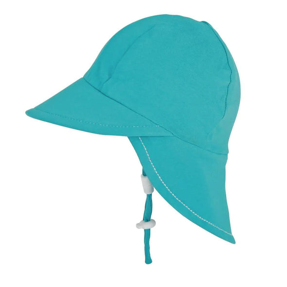 Cotton Legionnaire Cap - Turquoise (Only Size 6-12m left)